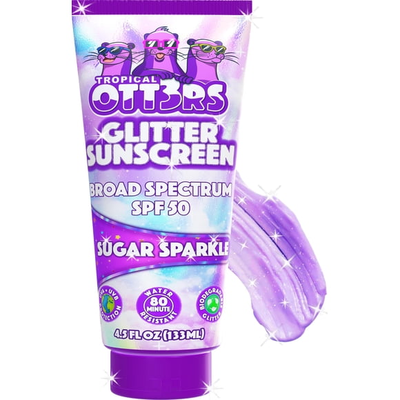 Loción de protección solar Tropical Ott3rs Glitter SPF 50 133 ml