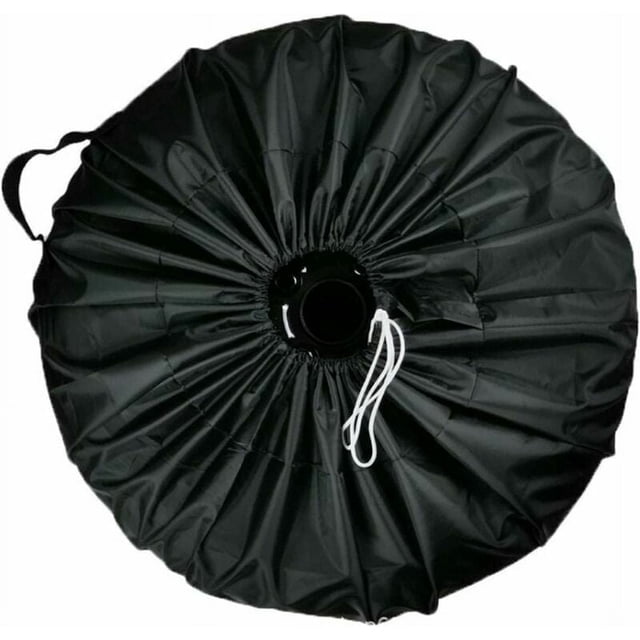 Funda para rueda de repuesto, protector de rueda de coche con diseño de asa para transportar, tela Oxford transpirable, protección solar a prueba de polvo (talla L)