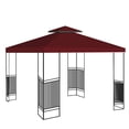 thumbnail image 2 of 10'x10' 2-Tier Gazebo Top Canopy Replacement Cover for Outdoor Garden Patio Pavilion Sunshade, 2 of 7
