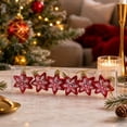 thumbnail image 3 of Cadancy Christmas Ornaments Tree Hanging Stars Baubles Holiday Decoration Shatterproof Balls Pendant Festive Party Supplies Seasonal Home Indoor Mantel Fireplace Window Decor, 3 of 7