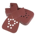 thumbnail image 1 of Unique Bargains 24 Packs 1500 Grits 12 Holes Hook & Loop Sandpapers Triangular Sanding Pads Sheets with Extra Tips, 1 of 6