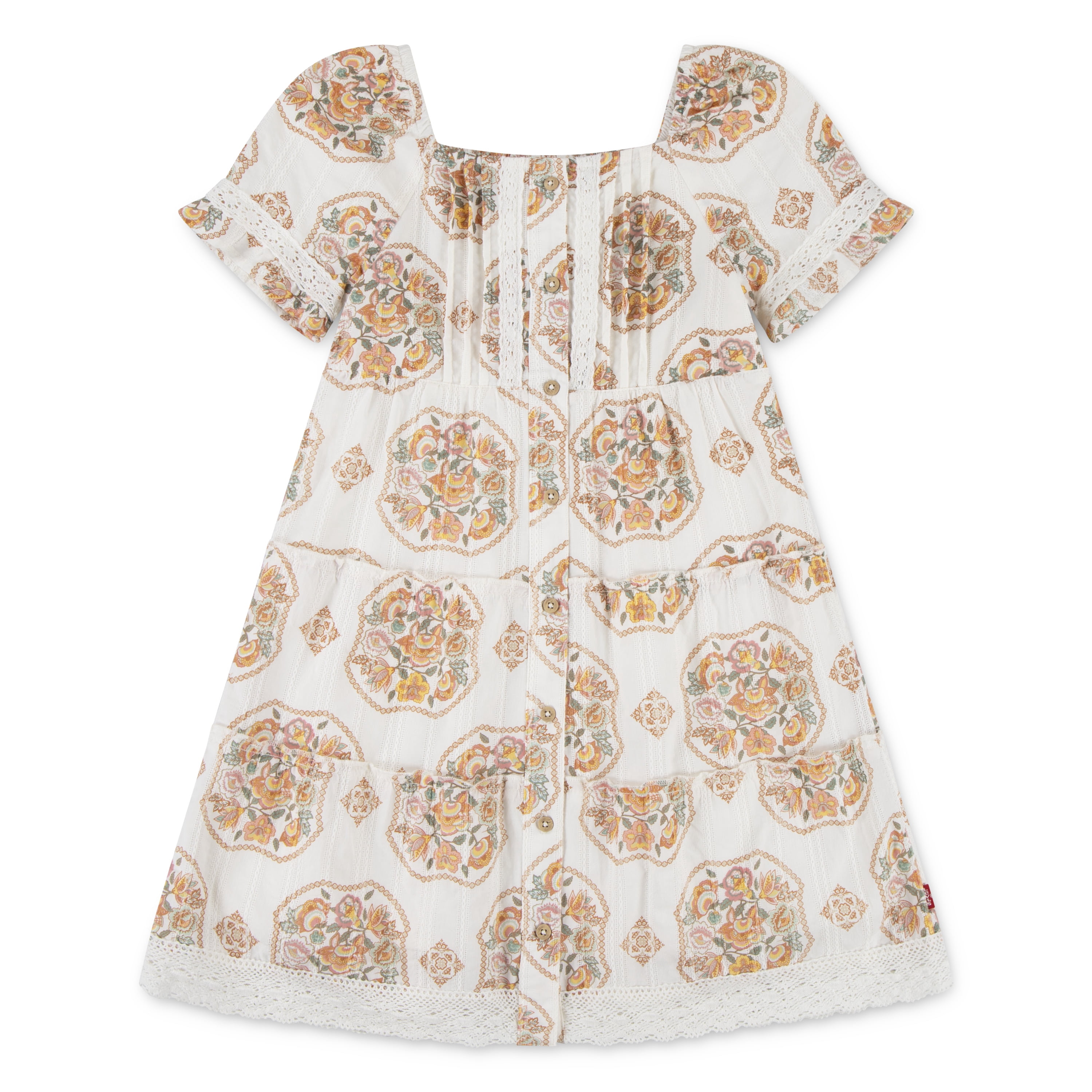 Levi's Girls Tiered Pintuck Dress, Sizes 7-16