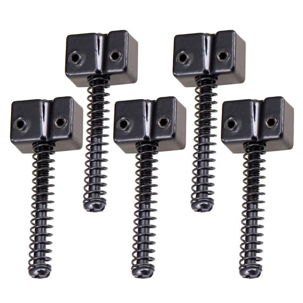 5 Piezas de Aleación de Bajo de Cuerda de Sillín para Bajo Guitarra Sunnimix Código de sillín de cuerdas de bajo