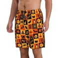 thumbnail image 2 of Kdxio Halloween Pattern Mens Casual Shorts - Drawstring Summer Beach Sports Shorts for Men, 2 of 9