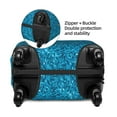 thumbnail image 4 of Disketp Blue Glitter Elastic Travel Luggage Cover Travel Suitcase Protective Cover For Trunk Case Apply To 18''-32'' Suitcase Cover (Luggage not included)-Medium, 4 of 9