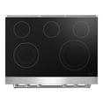 thumbnail image 5 of Commercial Style 36 in. 6.0 cu. ft. Electric Range with 5 Burner Glass Cooktop and Convection Oven in Stainless Steel, 5 of 19