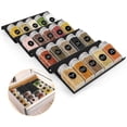 thumbnail image 1 of Especiero - Ahorro de espacio - Extensible de 30 a 60 cm - Separadores de cajones ajustables - Estante de almacenamiento de cocina - Especiero adecuado para cajas acrílicas., 1 of 5