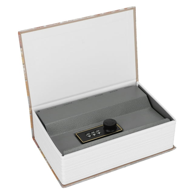 Safe Lock Box, Book Safe, Stainless Steel For Jewelry Bithday, Christmas Gift Collection