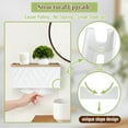 thumbnail image 2 of Set of 2 Paper Towel Dispenser Wall Mount, Paper Towel Holder Wall Mounted with Lid, Solid Wood Commercial C-Fold, Z-Fold, Trifold Hand Paper Towel Holder Hand Towel Holder for Bathroom Kitchen Decor, 2 of 8