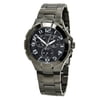 Guess Men's U11511G1 Black Dial Black IP Steel Bracelet Dual Time Watch