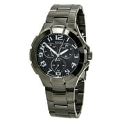 Guess Men's U11511G1 Black Dial Black IP Steel Bracelet Dual Time Watch