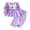 F-Purple, variant on mgoYE Toddler Baby Girl Halloween Outfit Long Sleeve Pumpkin Tops and Plaid Flared Pants Toddler Girl Fall Winter Clothes Size 12-18 Months
