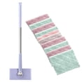 thumbnail image 2 of 2026 Upgraded Zero Touch Snap Grip Mini Mop, Cloth Changing Mini Mop with Automatic Hands Free Push Pull Handle, 360 Rotating Head, Includes a mop and 10 compressed towels, 2 of 6