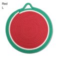 thumbnail image 3 of CAROOTU Colorful Cotton Rope Coasters Heat Insulation Placemats Simple Style Kitchen Accessories for Home Restaurant, 3 of 6