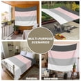 thumbnail image 6 of Pink Grey Striped Large Tapestry for Bedroom Wall Hanging Tapestry, Farmhouse Modern Ceiling Backdrop Tapestries Poster Blanket Wall Decor for Teens Room Living Room Dorm 100" x 59", 6 of 8