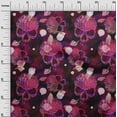 thumbnail image 3 of oneOone Rayon Magenta Fabric Skull Sewing Craft Projects Fabric Prints By Yard 56 Inch Wide, 3 of 5