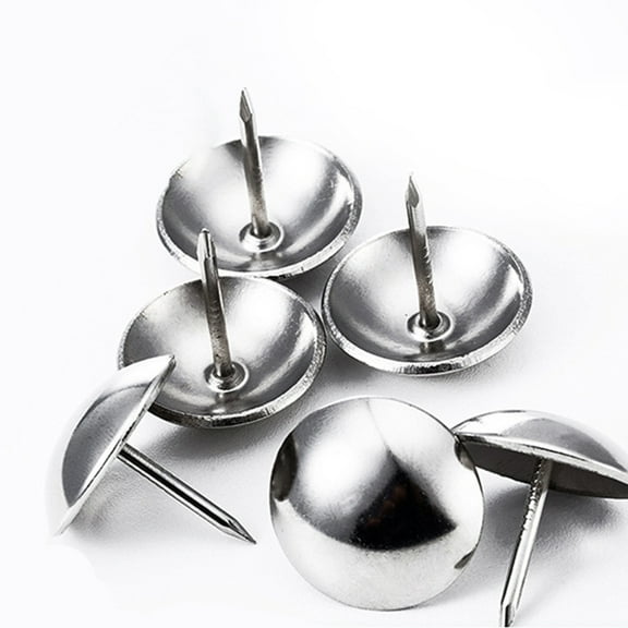 PBPBOX 100Pcs Decorative Nails Round Nail for Adults and Sofa Use