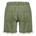 thumbnail image 2 of Afuyipoi ​Girls Soft Cotton Denim Shorts（4-14 Years）, Toddler Cute Summer Jeans Shorts with Elastic Waist and Pockets Green Size 4T, 2 of 9