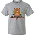 thumbnail image 3 of Inktastic Groundhog Day with Cute Groundhog Illustration Youth T-Shirt, 3 of 5