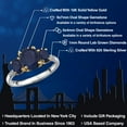 thumbnail image 2 of Gem Stone King 925 Silver and 10K Yellow Gold Blue Sapphire and Lab Grown Diamond Engagement Ring for Women | 3.37 Cttw | Oval 9X7MM | September Birthstone | Size 5, 2 of 6