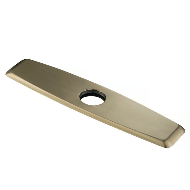 Deck Plate for Kitchen Faucet in Brushed Gold - Walmart ...