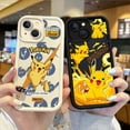 thumbnail image 2 of Funda de teléfono de dibujos animados Pokémon Pikachu para iPhone 16, 15, 14, 13, 12, 11 Pro Max, 16, 15, 14, 8, 7 Plus, X, XS Max, 8, 7, cubierta de silicona a prueba de golpes, 2 of 5