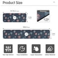 thumbnail image 3 of Yayeee Faucet Mat for Kitchen Sink 30" Diatomite Long Splash Guard Pad, Starry Fireworks Pattern, 2 Pack, 3 of 7