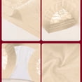 thumbnail image 5 of Womens Butt Lifting Panties High Waisted Full Coverage Briefs Solid Color Soft Stretchy Underwear Sleepwear Beige 2XL, 5 of 6