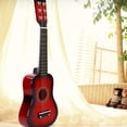 thumbnail image 1 of OUNONA 1Pcs Red Guitar Instrument For Kids Music Learning Enhancing Skills, 1 of 6