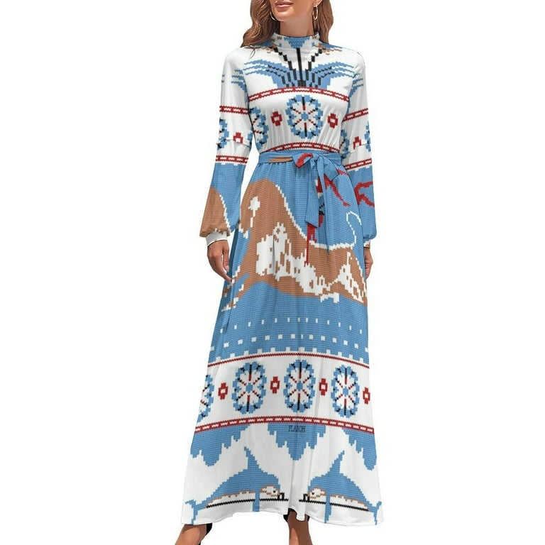 Ancient Knits - Minoan Long Dress dresses for prom summer dresses ladies  2024 - Walmart.com