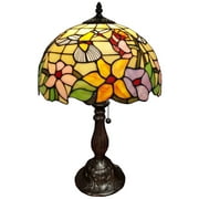 Tiffany Style Hummingbirds Table Lamp - 18" Tall