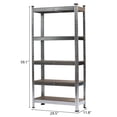 thumbnail image 4 of Tcbosik Heavy Duty Storage Shelf, 5 Tiers Metal Shelving Unit for Garage Workshop, Silver, 4 of 7