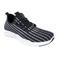 thumbnail image 2 of Zapatillas deportivas para correr Generic 3204 con rayas negras y grises, 2 of 3