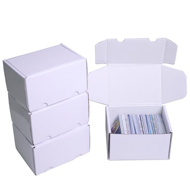 Caja de almacenamiento para cartas NUMINA, paquete de 4, organizador resistente