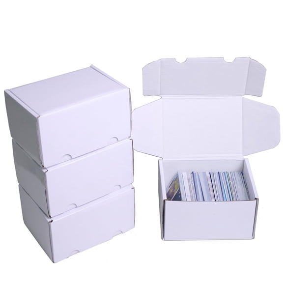 Caja de almacenamiento para cartas NUMINA, paquete de 4, organizador resistente
