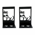 thumbnail image 1 of Paquete de 2 sujetalibros con forma de gato, organizador de libros con forma de animal, sujetalibros decorativos. Estilo C, 1 of 6