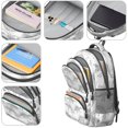 thumbnail image 4 of Dinosaur and Skeleton White Pattern Backpack for School, Cute School Bag with Adjustable Shoulder Straps and Padded Back, 16.9"x12.6"x5.9", 4 of 5