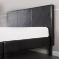 thumbnail image 4 of Zinus Faux Leather Upholstered Platform Bed Frame / Wood Slat Support / No Boxspring Needed / Easy Assembly / Tools Included, 5 Yr Warranty, 4 of 9