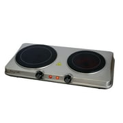 MegaChef Portable Dual Vitro-Ceramic Infrared Cooktop