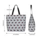 thumbnail image 5 of Fotbe Polka Dot Christmas Dog Bolsa Tote Estética de Lona con Estampado para Mujer - Bolsa Reutilizable de Hombro Casual para Vacaciones, Compras, Trabajo y Gimnasio, 5 of 8