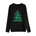thumbnail image 3 of PFRNLF Christmas Sweaters for Women Ugly Christmas Tree Reindeer Holiday Knit Sweater Pullover, 3 of 6