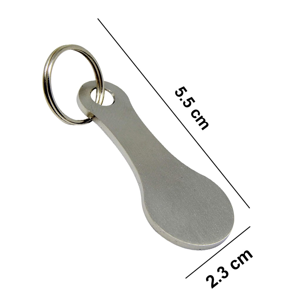 Biinggo Shopping Trolley Release Key 2pcs Universal Shopping Trolley Token Key Chip Shopping Trolley Removable Keys Token Coin Keyring For Shopping Ca