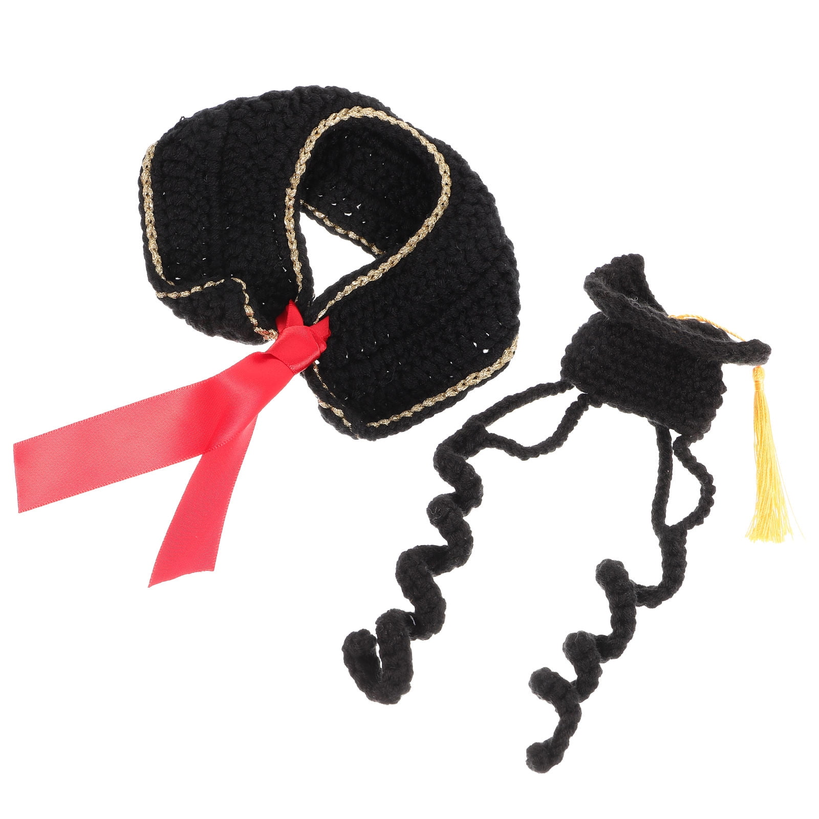 FOMIYES 1Set Pet Graduation Accessories Assorted Color Comfortable Material for Daily Wear and Party Use