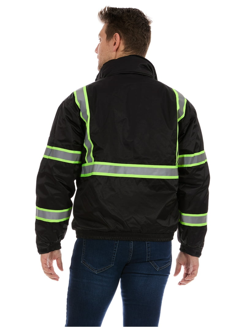 Bass Creek Outfitters Men's Oxford Insulated Safety Work Jacket