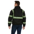 thumbnail image 2 of Bass Creek Outfitters Men's Oxford Insulated Safety Work Jacket with Hidden Hood, Sizes M-2XL, 2 of 4
