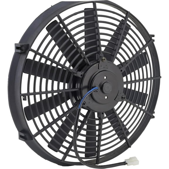 6 Volt Electric Radiator Cooling Fan-12 Inch Dia. Push/Pull-10 Blade