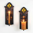 thumbnail image 1 of Apliques de Pared para Velas AimtoHome Mariposa y Luna de Hierro, 1 of 7