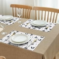 thumbnail image 3 of French Bulldog Summer Placemats Table Placemats Set Of 4-Linen Kitchen Washable Placemats Table Mats 11.8"x17.7"Non-Slip Heat Resistant, 3 of 6