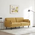 thumbnail image 2 of CHITA Mid-Century Modern Sofa, Fabric Couch for Living Room with Solid Wood Leg, 73''W, Mustard Yellow, 2 of 12