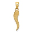 thumbnail image 4 of 14K Yellow Gold Charm Pendant Themed 22.21 mm 4.6 Italian Horn, 4 of 4